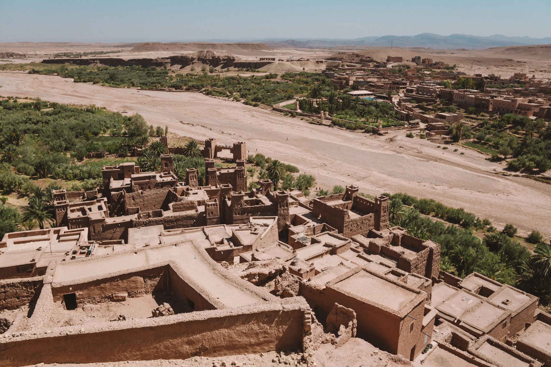 The earthen ksar of Ait Ben Haddou, a UNESCO World Heritage site near Ouarzazate